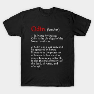 Odin Viking God of War T-Shirt